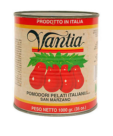 Vantia San Marzano Italian Peeled Tomatoes - VendaRavioli