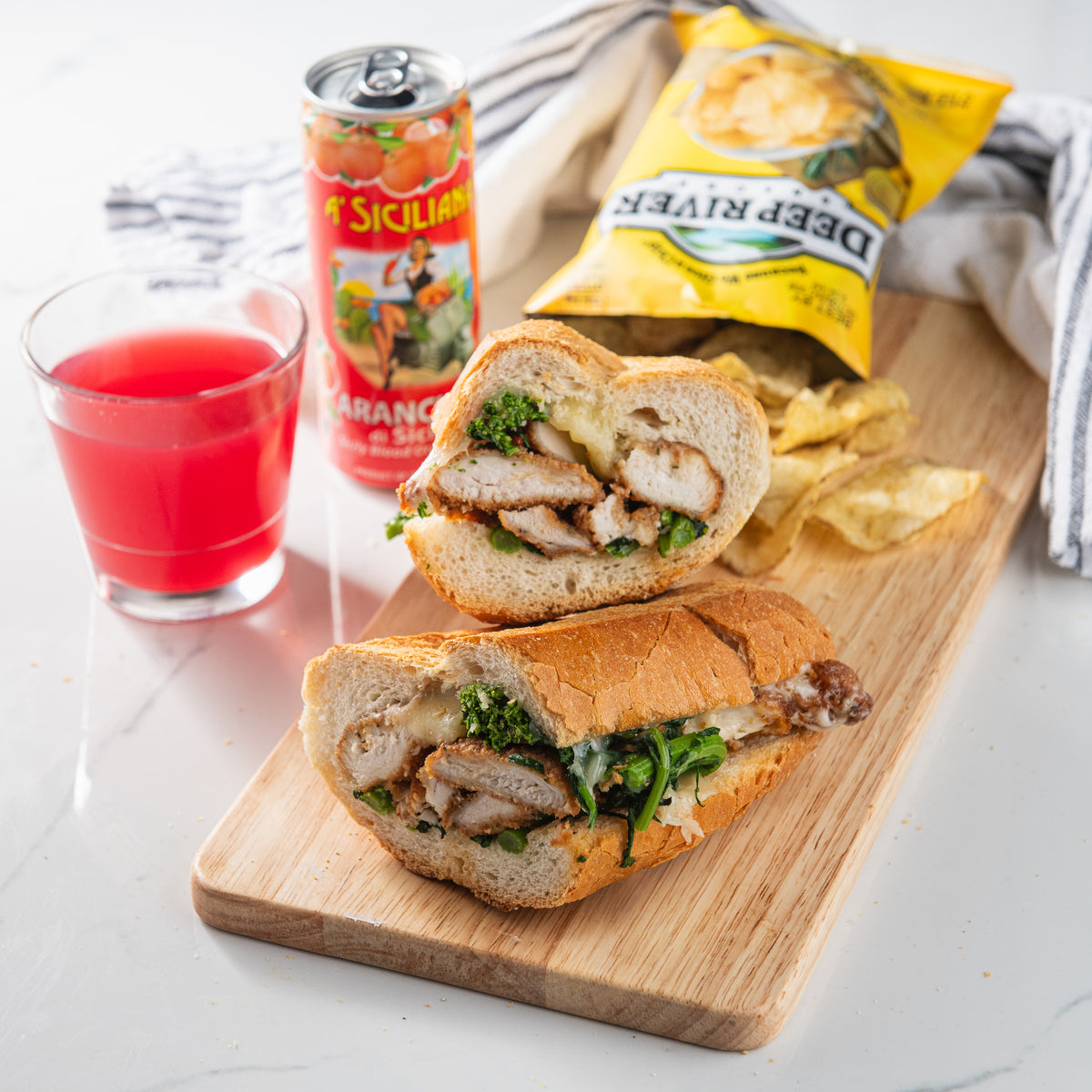 Chicken Cutlet with Rabe and Provolone – Venda Ravioli
