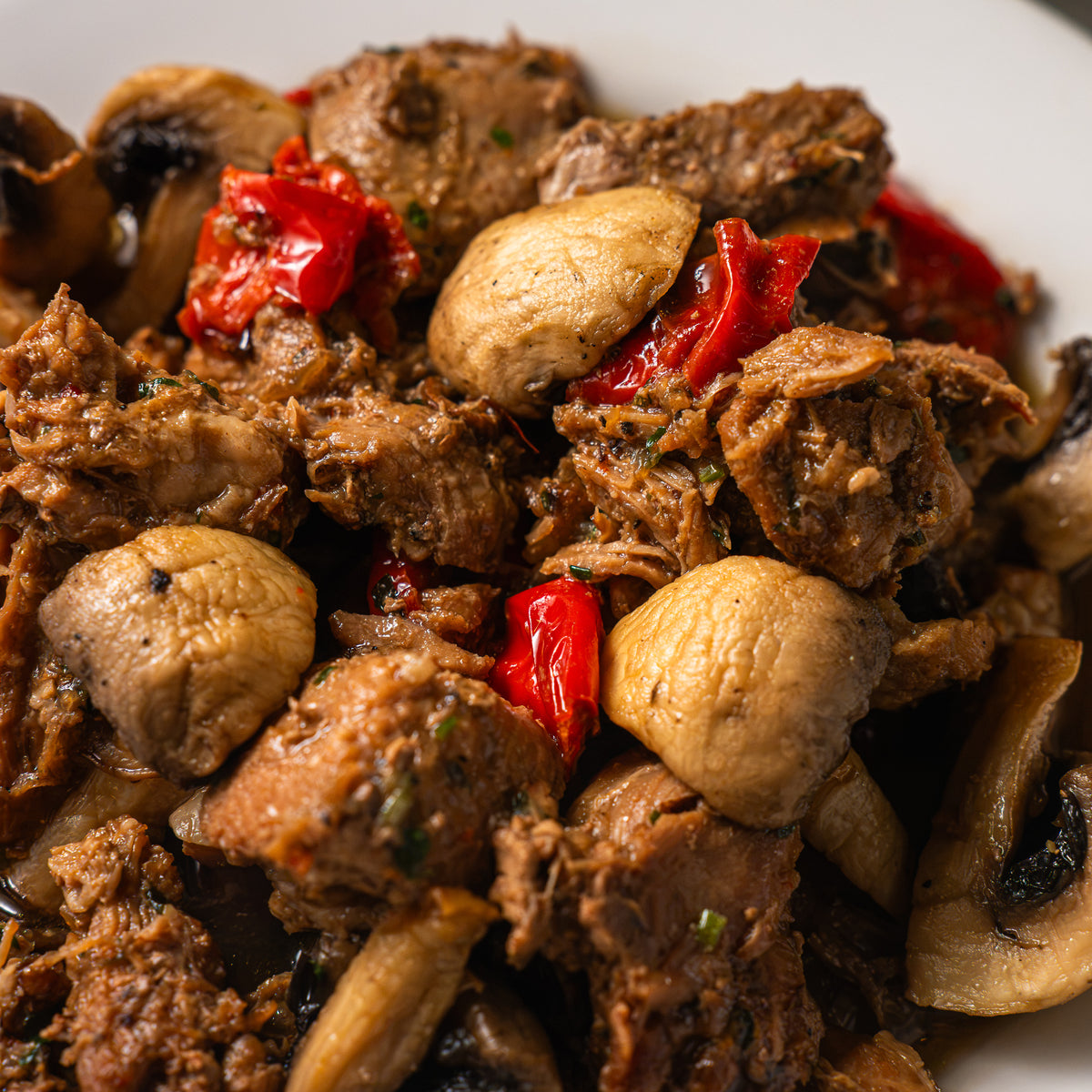 Veal & Mushrooms