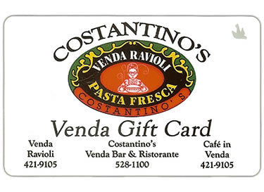 $25 Costantino's Venda Gift Card - VendaRavioli